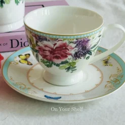 Whispering Meadows Teacups (set of six teacups and six saucers)