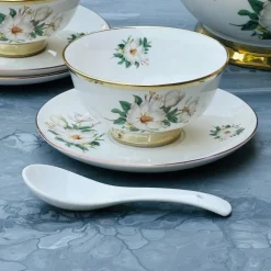 White Lily Soup Set (20 piece soup set)