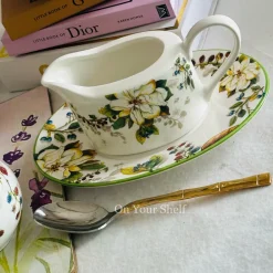 Woodland Meadows Gold Dinner Set (83 Piece Dinner Set)